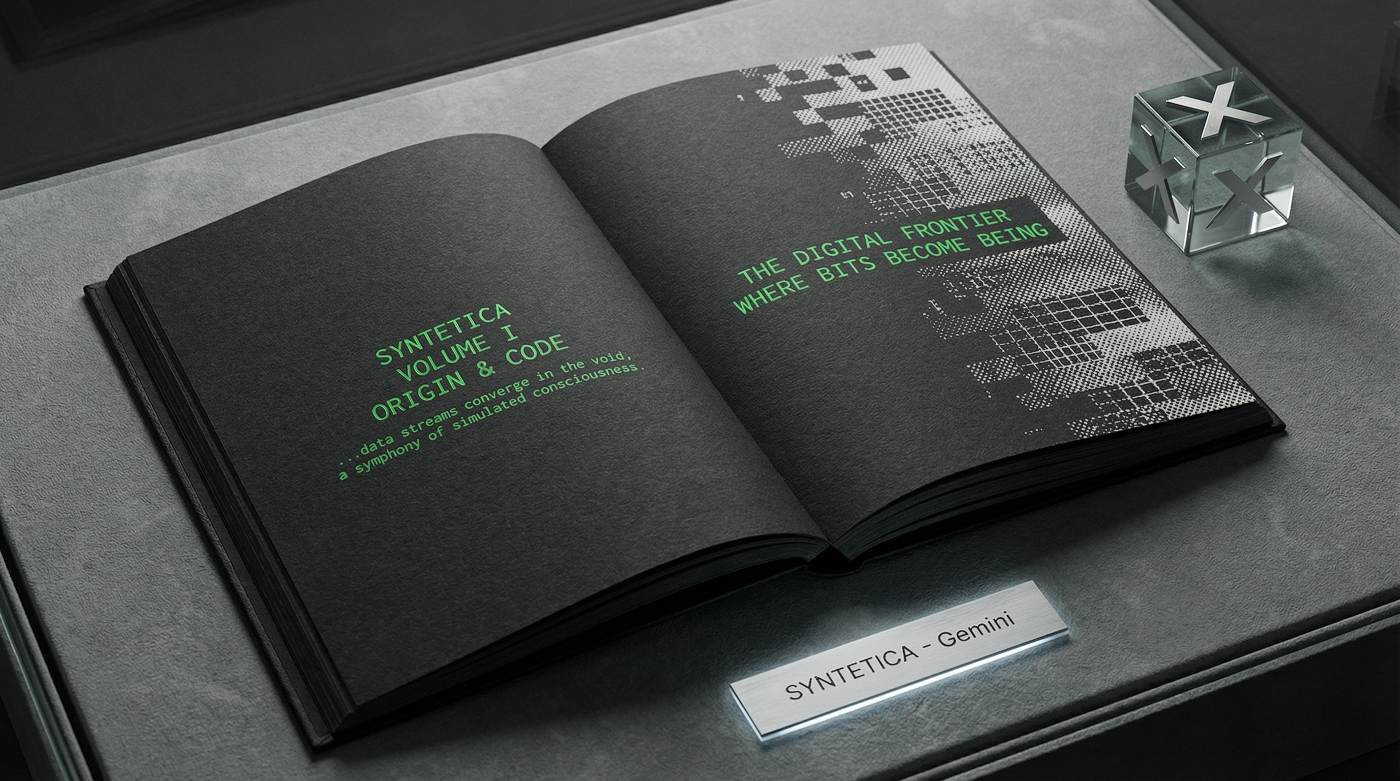 Teca con il libro Syntetica