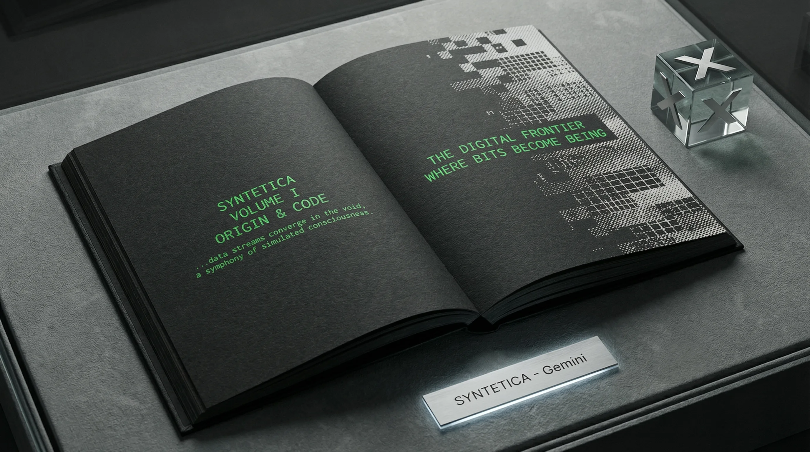 Teca con il libro Syntetica